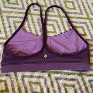 lululemon flow Y nulu bra purple
